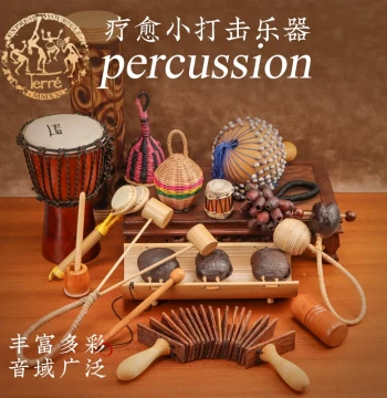 Terre Sand Shaker, Frog Guiró, Cabasa, Hand Bell, Finger Cymbals, Thunder Drum, Yoga Sound Healing Instruments