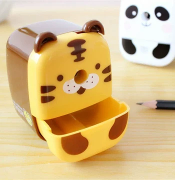 Cartoon Animals Pencil Sharpener Kawaii Stationery Kids Gift