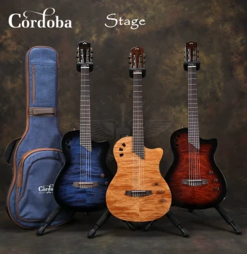 Fei Qin Hang Cordoba Stage Nylon String Stage Hybrid Acoustic-Electric Guitar Folk Guitar