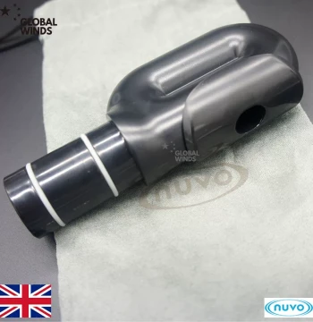 UK Nuvo Flute Curved Headjoint Upgrade Converter, Curved Flute Headjoint, Donut Flute Headjoint for Flute to Curved Flute Conversion