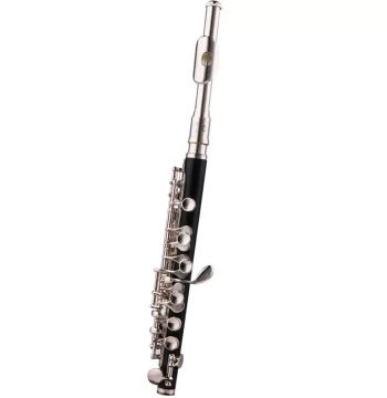 Jinbao Brand JBPC-775 Piccolo, Key of C, Closed Hole, White Copper Body with Silver-Plated Keys