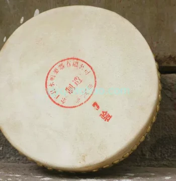 Extra Thick Cowhide Single-Head Drum Single Skin Drum Side Drum Half-Tang Drum Taoist Drum Flat Drum 5.5 inch 6 inch 6.5 inch 7 inch