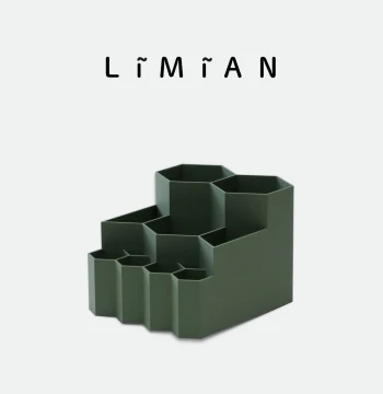 Limian LM | Multi-Function Pen Holder Storage Box Premium Style Pen Holder for Students and Office Creative Compartment Pen Rack