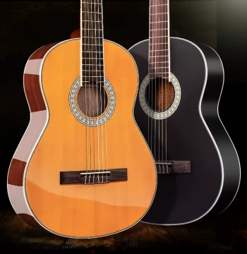 Solid Top Classical Guitar with Nylon Strings, 39-inch, for Male and Female Beginners, Practice and Exam Instrument