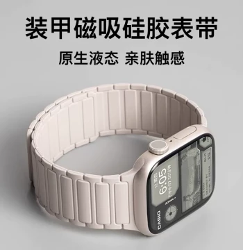 Celebrity Style | Jiangdai Compatible with Apple S11 Watch iWatch 10 Strap Apple Watch 9 Magnetic S10 Silicone S8 Band Ultra Women SE3 Sports 8 Men 7 Premium New Summer