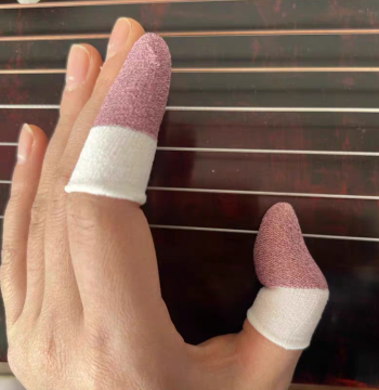 Guqin Special Finger Guards for Left Hand, Smooth Practice for Techniques Including Yin, Zhuang, Nao, Tui, Fu, Jin, Er Shang, Er Xia, San Shang, San Xia