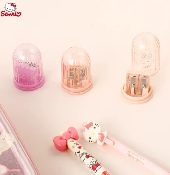 Hello Kitty Mini Cartoon Pencil Sharpener, Rotary Sharpener for Elementary Students and Children