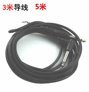 3m Cable 5m Black Electric Guitar Electric Bass Acoustic-Electric Guitar Instrument Connection Cable 6.5mm Jack