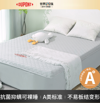 DuPont Cloud Bed Fitted Sheet Cover, Breathable Dust-Proof and Dirt-Resistant Mattress Protector for Camping and Home, Non-Slip, Safe for Direct Skin Contact