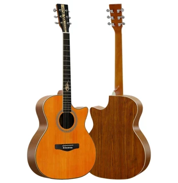 Weber B-40 Inch GA Yellow Top All-Solid Guitar for Beginners Folk Entry Practice Acoustic Guitar for Men Women Students