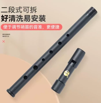 Irish COMTEX Beginner Tin Whistle in C and D, Matte Finish 6-Hole Fipple Flute for Adults and Children