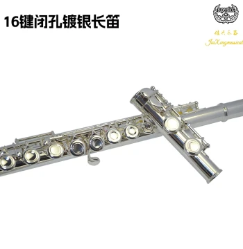 Closed-Hole Silver-Plated and Nickel-Plated Flute, Performance Grade, Suitable for Beginner and Intermediate Players
