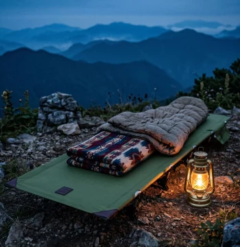 [Export Surplus! 7075 Aerospace Aluminum Frame! 300 Jin Load Capacity] Outdoor Foldable Lightweight Portable Camping Cot