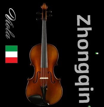 Haocheng Handmade Adult Viola - 14, 15.5, 16.5 Inch Professional Grade Performance and Exam Viola