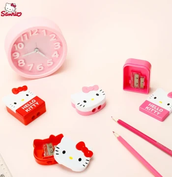 Authentic Hello Kitty Cartoon Shaped Pencil Sharpener Cute Mini Pencil Sharpener