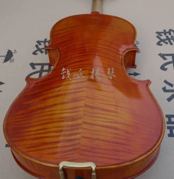 Handmade Tiger-Stripe Viola – Fully Crafted by Hand – Professional-Grade Instrument