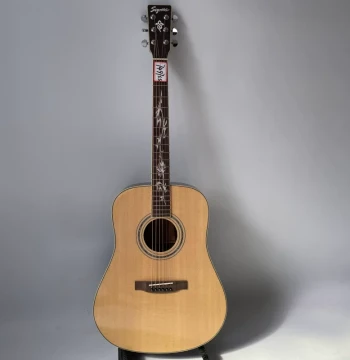 Korean-Made Segovia Acoustic Guitar, Spruce Top with Rosewood Back/Sides and Tiger Maple Veneer