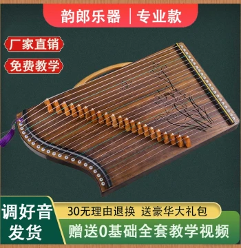 Guzheng Finger Trainer, 21-String Bridge Version, Portable Beginner Professional Fingering Practice Mini Guzheng Instrument