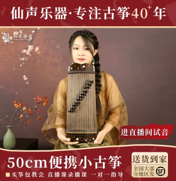 Xiansheng Guzheng, 50cm Small Portable Mini Guzheng with 11 Strings, Children's Small Guzheng, Official Flagship Store