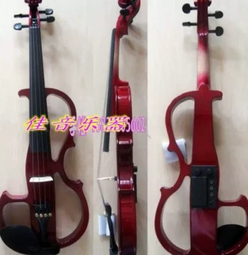 16-inch Electronic Viola, Handcrafted Solid Wood Electro-Acoustic Viola