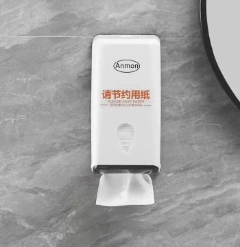 Wall-Mounted Napkin Dispenser - No Drilling Required for Restaurants, Restrooms, and Commercial Use
