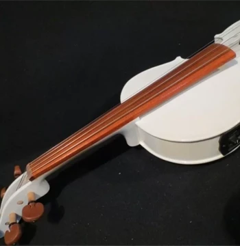 Changxiang Instruments Electronic White Viola Performance Electric-Acoustic Viola 15/16 Inch Jujube Wood Accessories