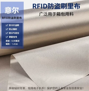 New 1.5m and 1.45m Wide Diamond Grid Conductive Fabric for Curtains, Chassis, Anti-Radiation Suits, 5G Electromagnetic Shielding