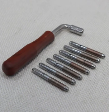 Guqin String Pegs, Wrench, Tuning Rack Accessories Set, String Pins, Test Tuning Frame, Guqin Making Parts