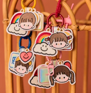 Custom Name Embroidery for Baby and Children's School Bags, Stroller Laser Anti-Lost Tag, Kindergarten Entry Supplies
