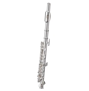 MES MP-100/200/300 Piccolo in C Key - White Brass and Ebony, Ideal for Beginners and Performances