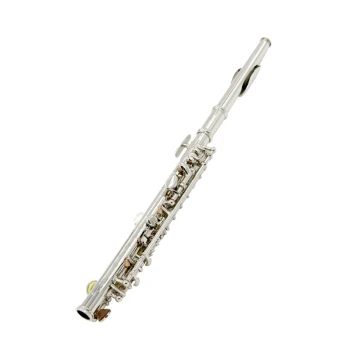 Xinbao Silver-Plated Piccolo, White Brass Flute for Beginners, Model PC770S