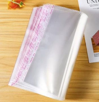 BOPP Self-Adhesive Bags Transparent Clothing Packaging, 5-micron Plastic Storage Bags, Dust-Proof, Moisture-Proof Sealed Bags