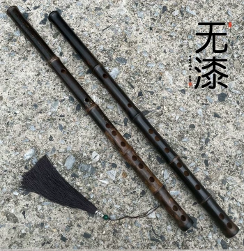 Purple Bamboo Flute in G/F/E/D/C Keys, Refined One-Piece Chenqing Flute for Beginners, Exams, and Professional Performance
