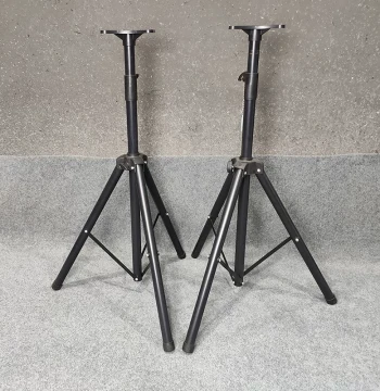 Professional 12"/15" Speaker Metal Stand for Home KTV, Floor Standing Tripod Support for Stage and Conferences