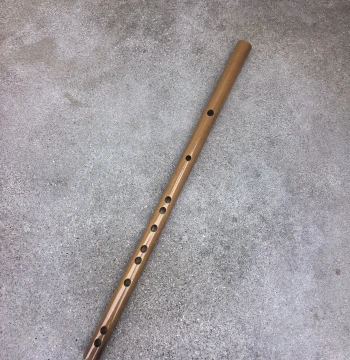 Instrument One-Piece Bitter Bamboo Flute, Natural Finish, Beginner Transverse Flute, Ancient Style Simple Model, Student Practice and Entry-Level Performance Flute