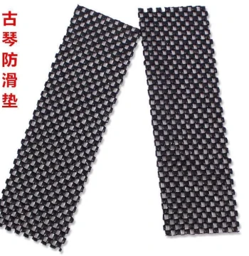Pair of Anti-Slip Pads for Guqin - Black PVC Mat and Accessories