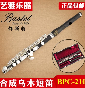 Bastet Piccolo BPC-210: Authentic Synthetic Ebony with Silver Plating
