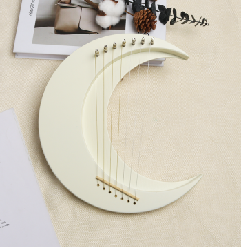 7-String and 19-String Crescent Lyre - Moon Harp for Beginners, Niche Instrument