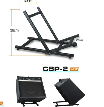 CSP-2 Metal Speaker Stand Tripod - Premium Steel Construction for Surround Sound Systems