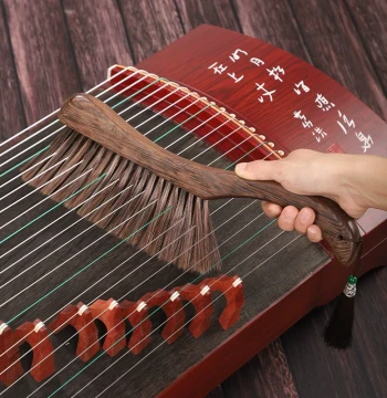 Guzheng Cleaning Brush - Specialized Soft Bristle Dusting Brush for Instrument Maintenance
