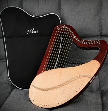 MOXI Moxi Laiya Harp Portable Small Harp for Men and Women Beginners 21-String Lyre Niche Instrument