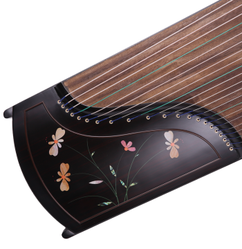 Lehai Paulownia Guzheng with Fragrant Floral Design - Ideal for Self-Study, Grading Exams, and Professional Performance (Traditional Chinese Instrument)