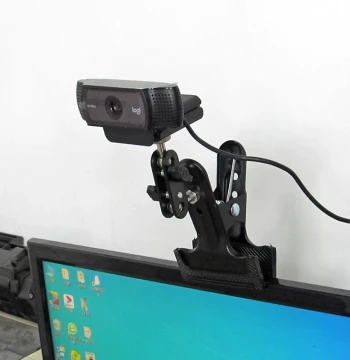 Universal Streamer Vertical Live Camera Stand for Logitech C920 Desktop Omnidirectional All-Metal Stand