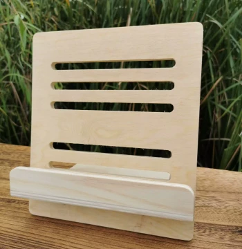 Foldable Wooden Guqin Music Stand - Solid Wood Desktop Sheet Holder