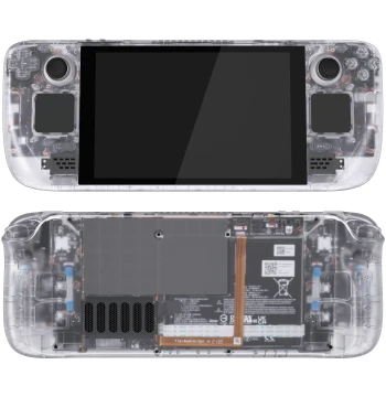 eXtremeRate Full Modification Shell and Button Replacement Kit for Steam Deck, DIY Personalized Protective Case with Installation Tools
