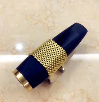 ZK Blue Devil Resin Saxophone Mouthpiece - Eb Alto, Bb Soprano & Tenor for Beginners, Pop & Jazz