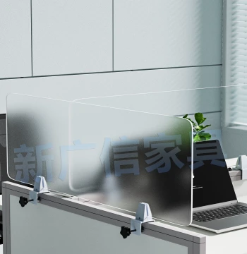 Office Desktop AC Wind Deflector Office Screen Partition Transparent Frosted Divider No-Drill Extended Barrier