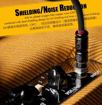 SAMGOOL SenGu Guitar Cable Noise Reduction Effect Pedal Amp Audio Line Electric Acoustic Bass Performance Instrument