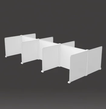 Computer Desk Partition Shield, Student Multimedia Desk Divider, Anti-peeping Screen for Exams and Workstations