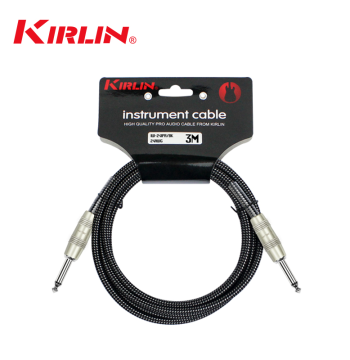 KIRLIN Electric Guitar Cable, Noise-Reducing Braided Cable for Folk and Bass Instruments, Connection Wire for Speakers and Audio